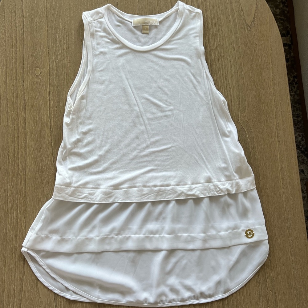 Micheal Kors White Tank Top